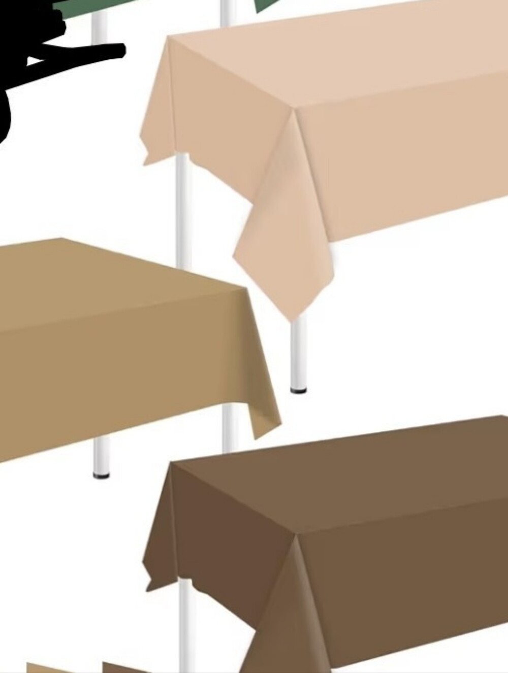 Rectangle Plastic Tablecloths - Picture 3 of 3